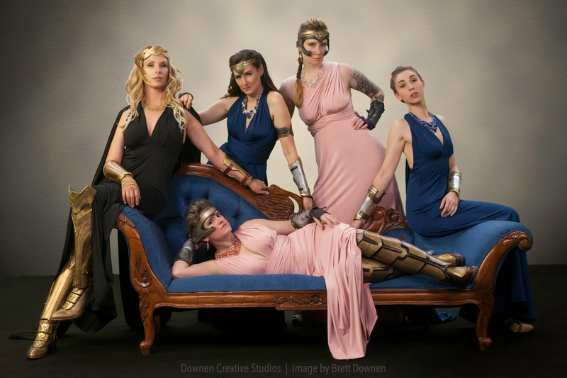 Illustration for article titled Cosplayers Create Their Own Wonder Woman Vanity Fair Shoot